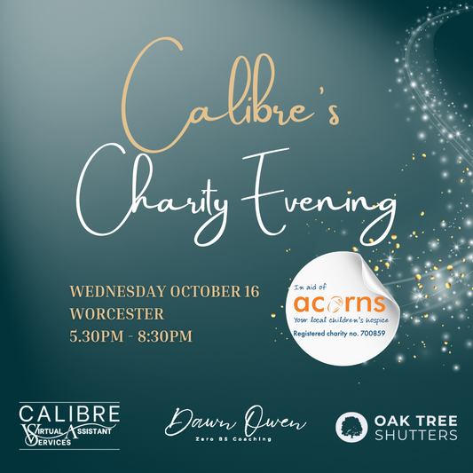 UPCOMING EVENT: Calibre's Charity Evening